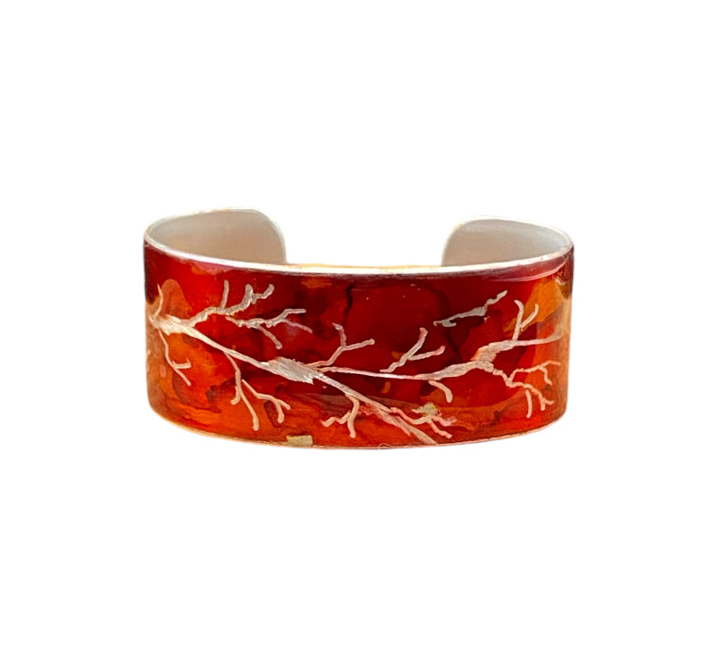 Aluminum Cuff (Orange & Red)