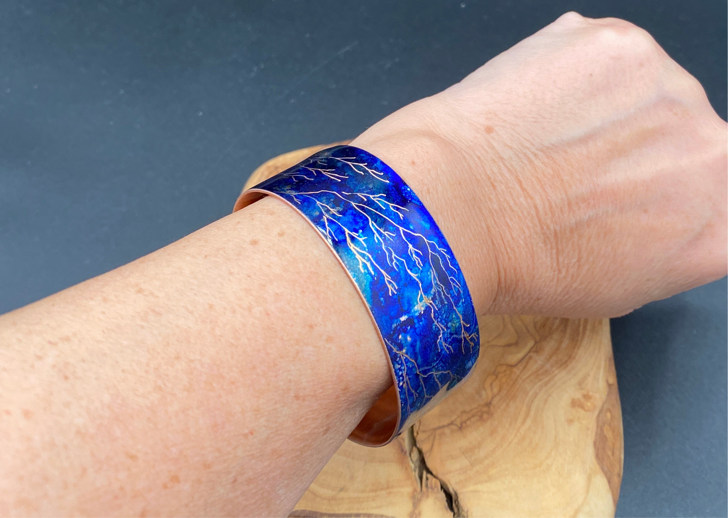 Wide Copper Cuff (Color Impression)