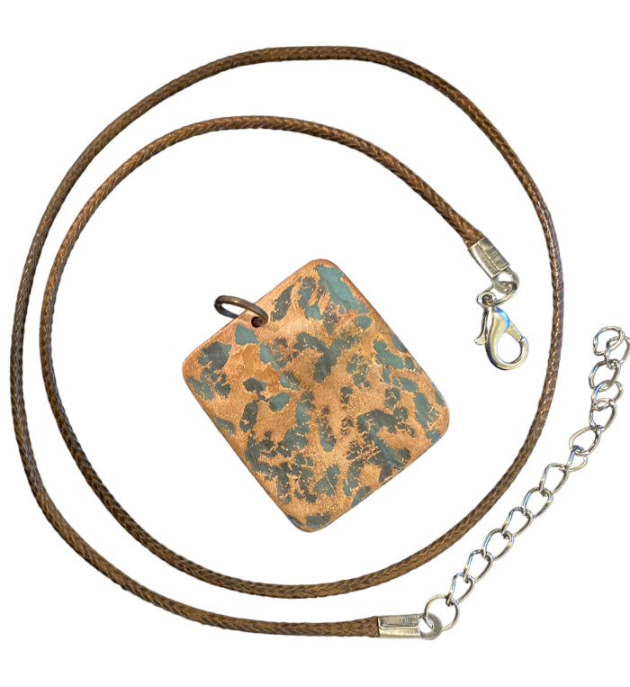 Patina Copper Necklace