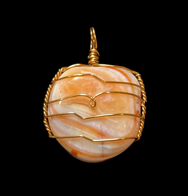 Wire Wrapped Gemstone “Sardonyx”