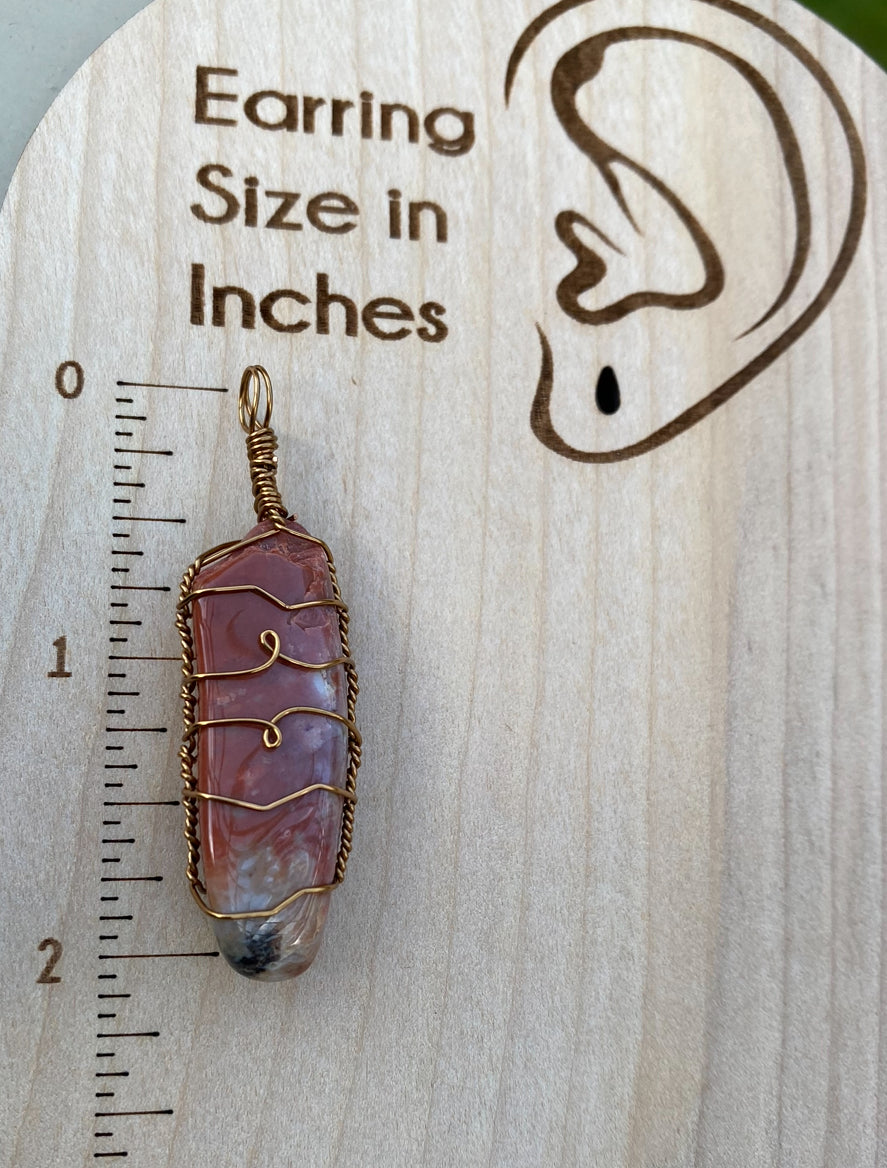 Wire Wrapped Gemstone “Petrified Wood”