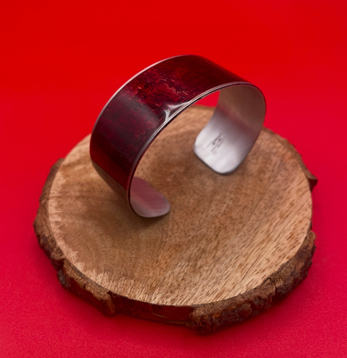 Aluminum Cuff (Blood Red)