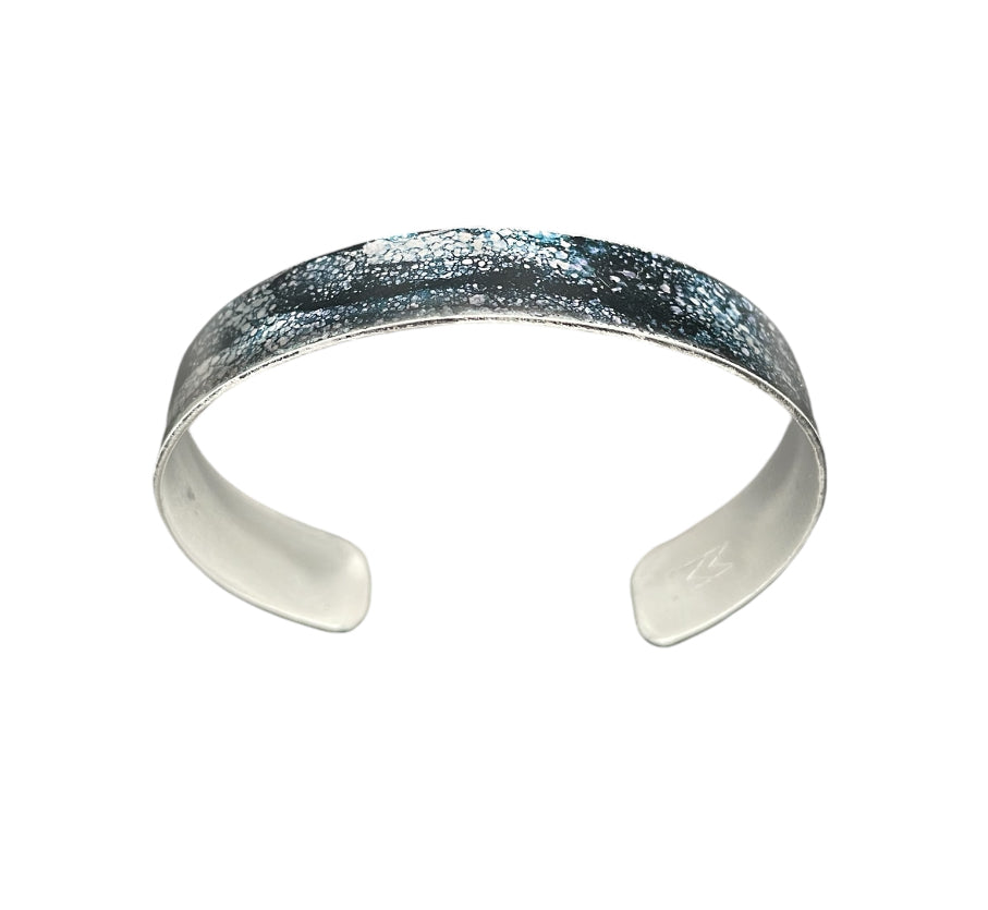 Aluminum Cuff (Dark Teal Blue)