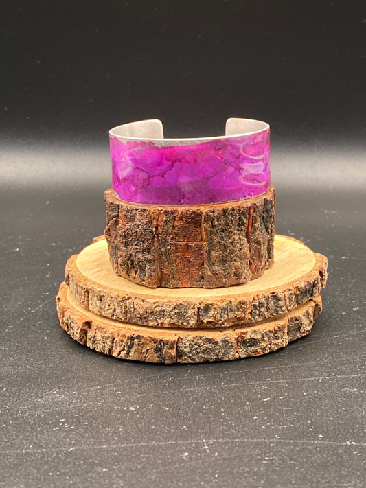 Aluminum Cuff (Pinkish Purple)
