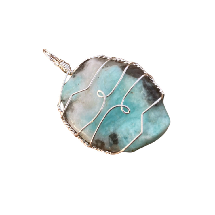 Wire Wrapped Gemstone “Amazonite”