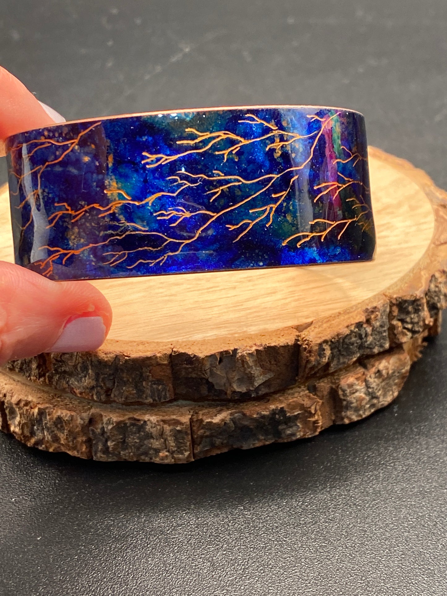 Wide Copper Cuff (Color Impression)