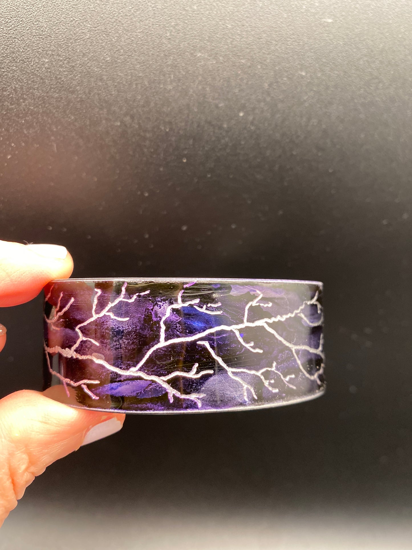 Aluminum Cuff (Dark Purple)