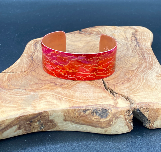 Wide Copper Cuff (Color Impression)