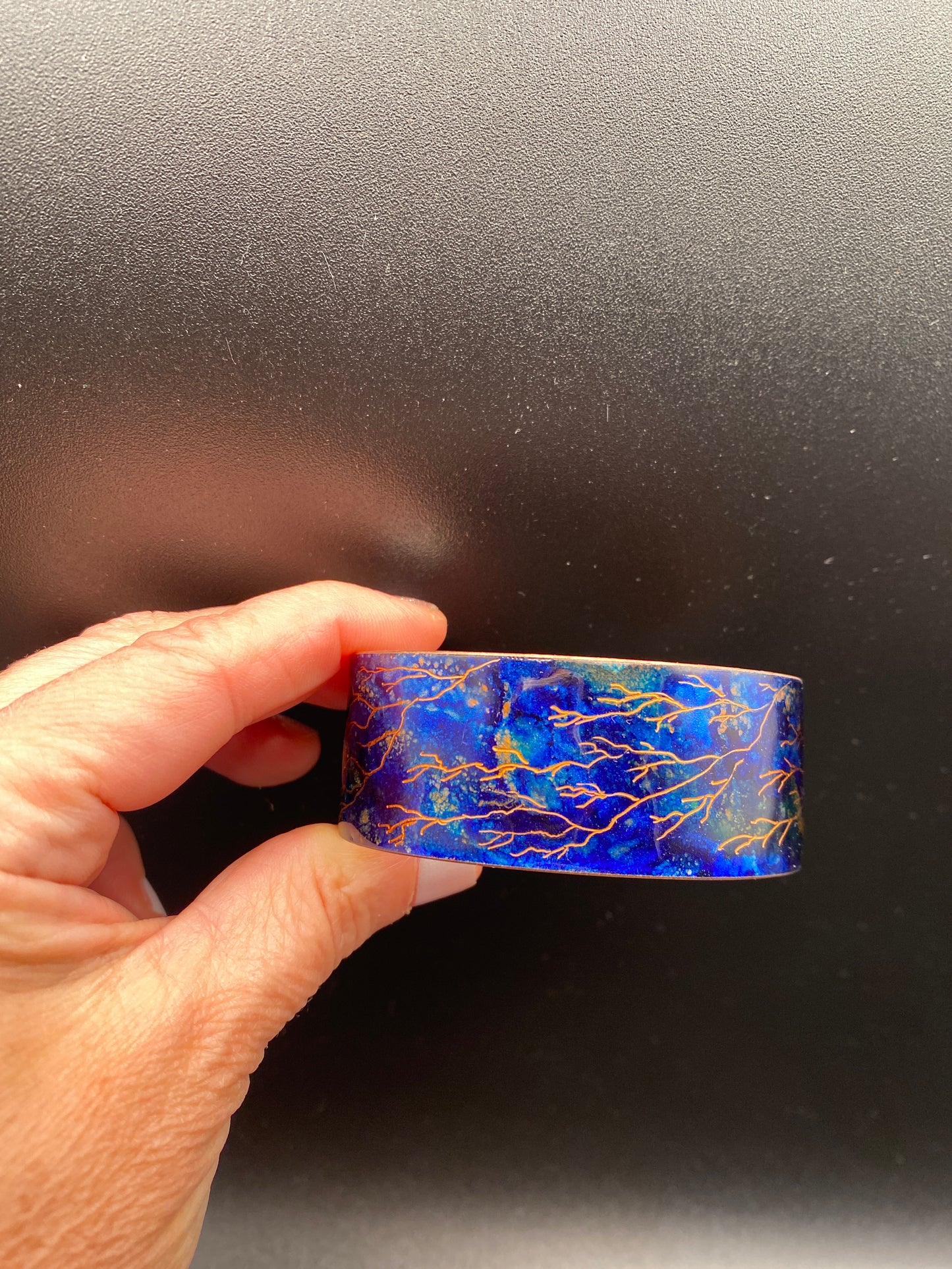 Wide Copper Cuff (Color Impression)