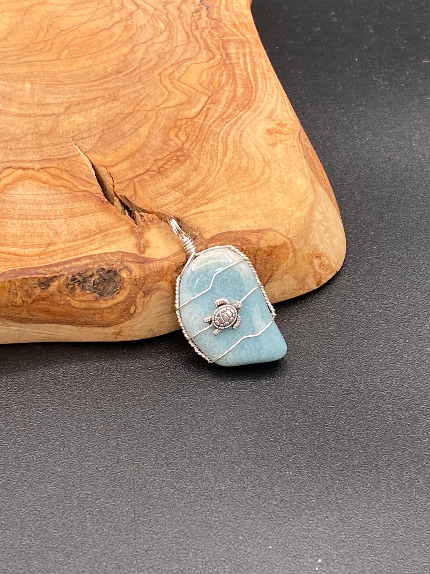 Wire Wrapped Gemstone (Trolleite)