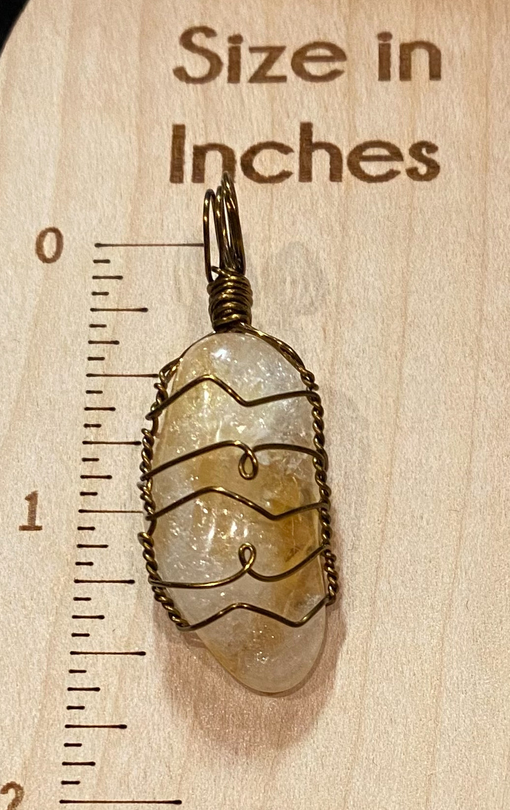 Wire Wrapped Gemstone “Citrine”