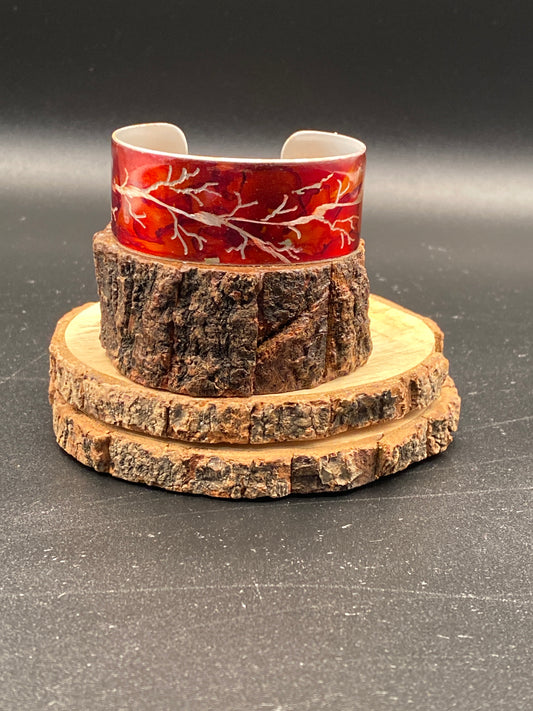 Aluminum Cuff (Orange & Red)