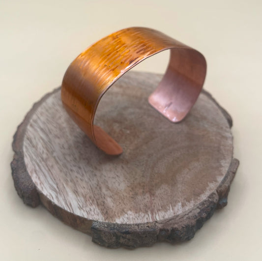 Copper Bracelet “Bronze Markings”