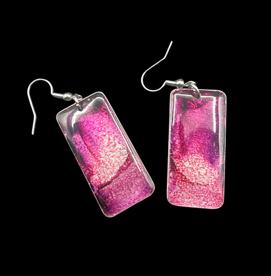 Aluminum Earrings (Purple Haze)