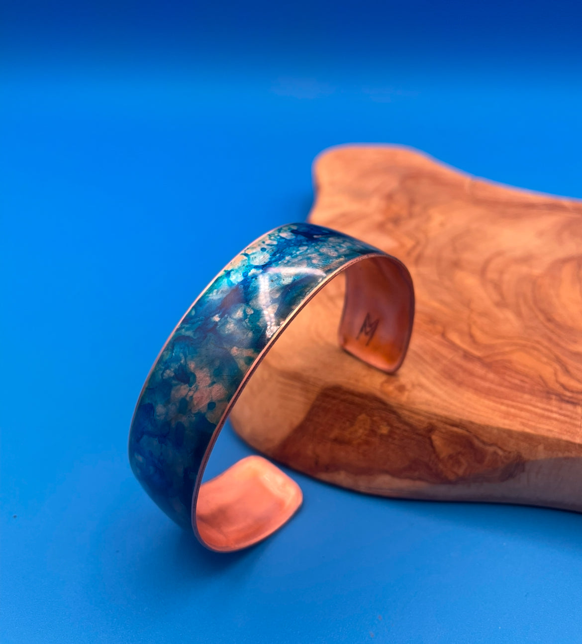 Copper Cuff (Blue)