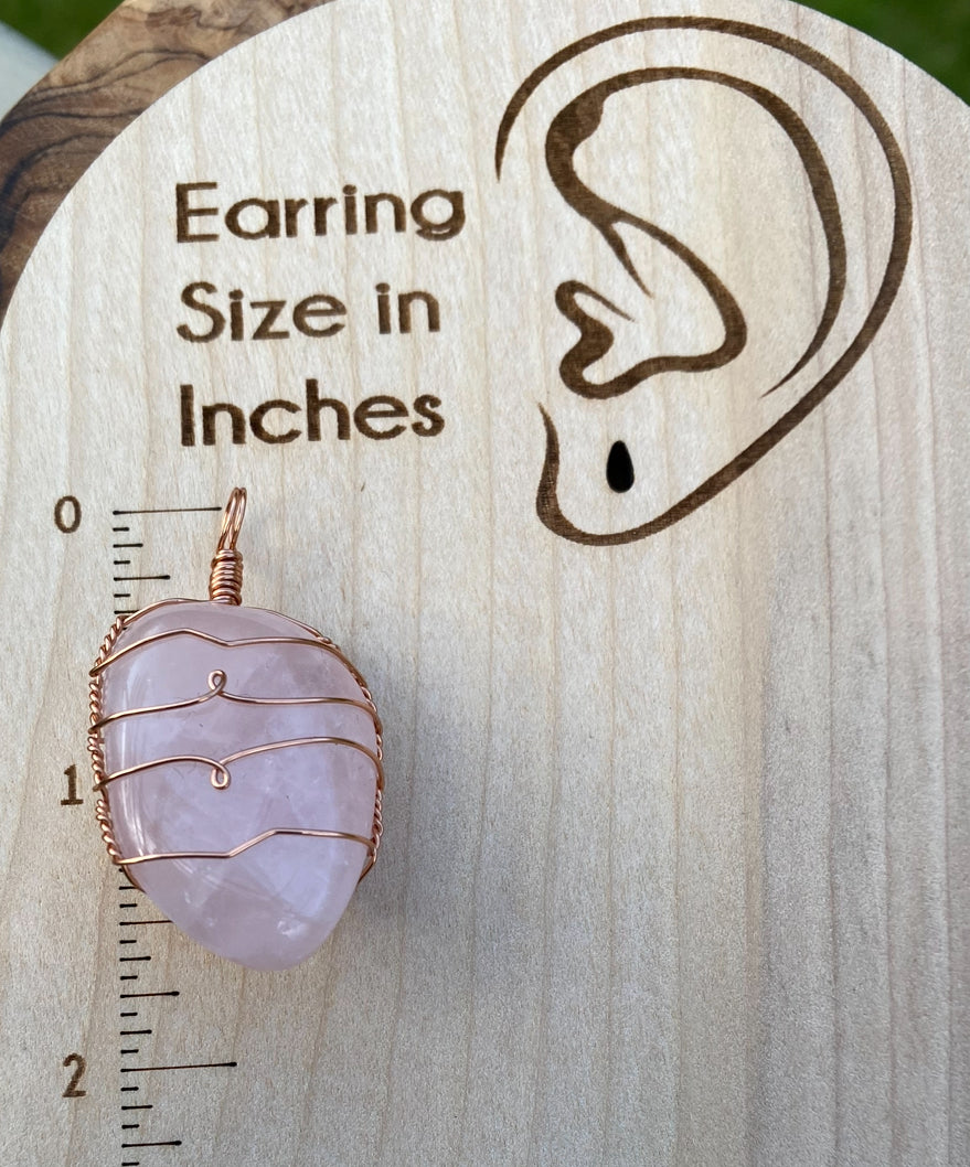 Wire Wrapped Gemstone “Rose Quartz”