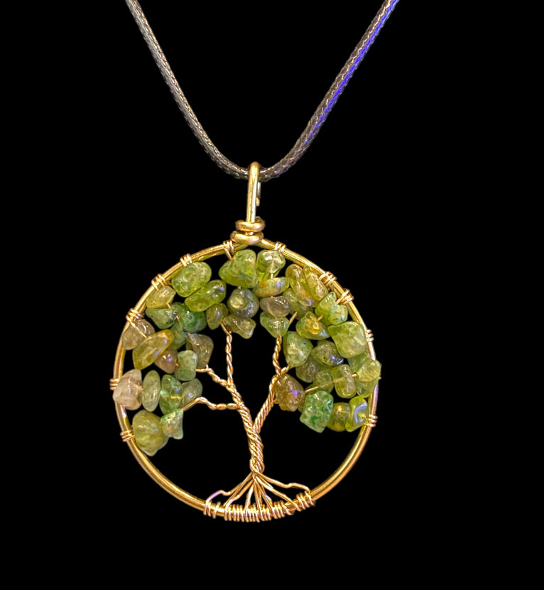 Tree of Life Necklace “Peridot”