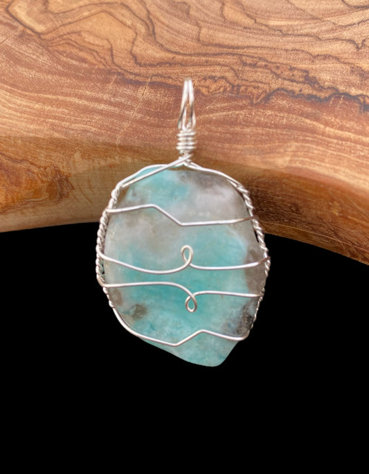 Wire Wrapped Gemstone “Amazonite”