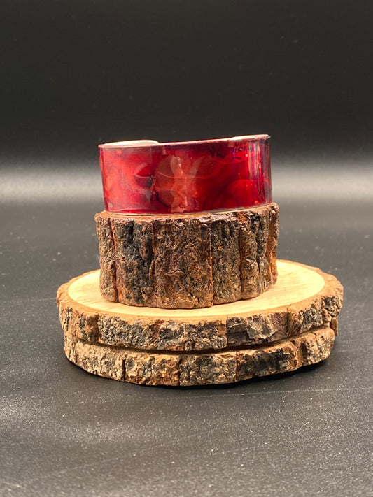 Aluminum Cuff (Dark Red)