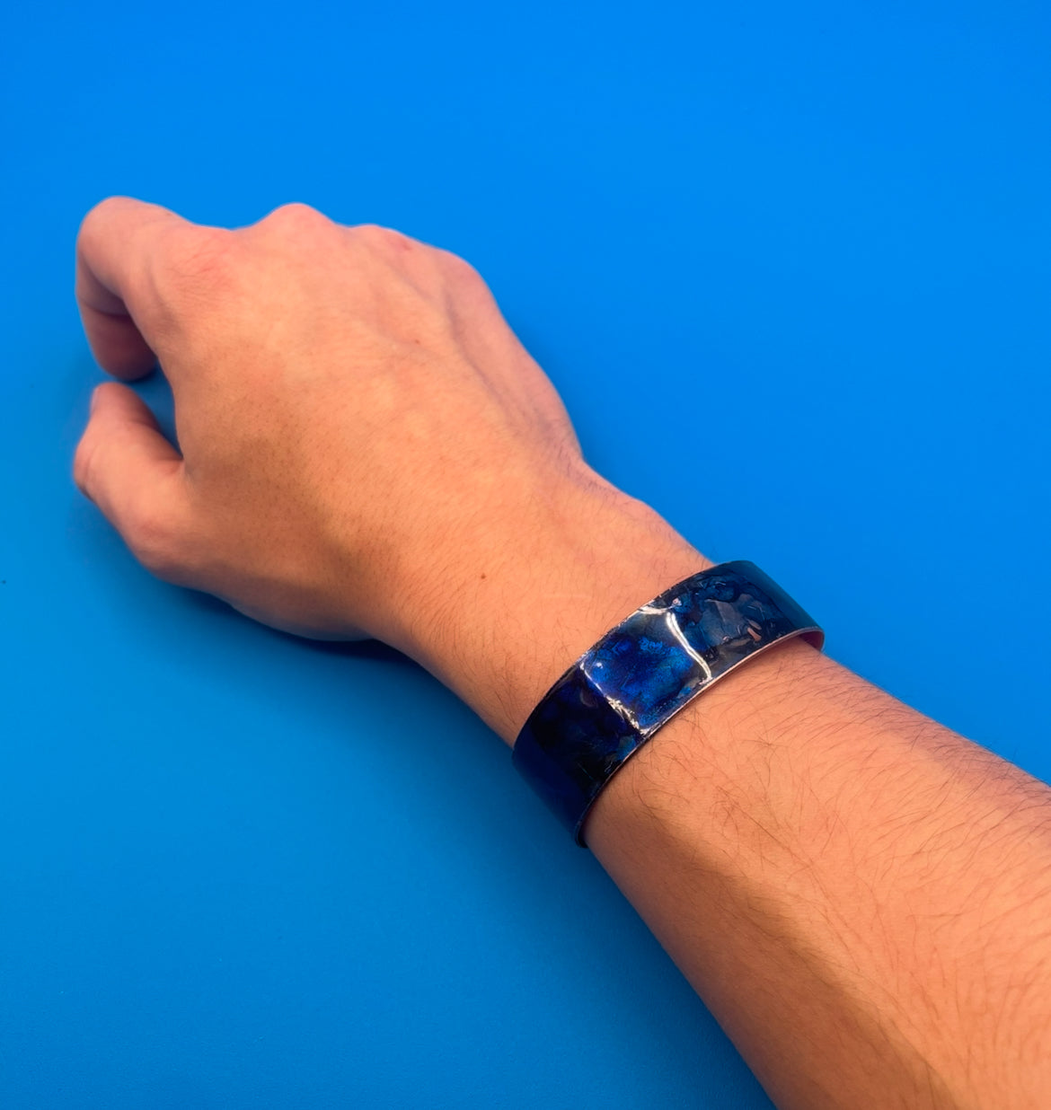 Copper Cuff (Dark Blue)