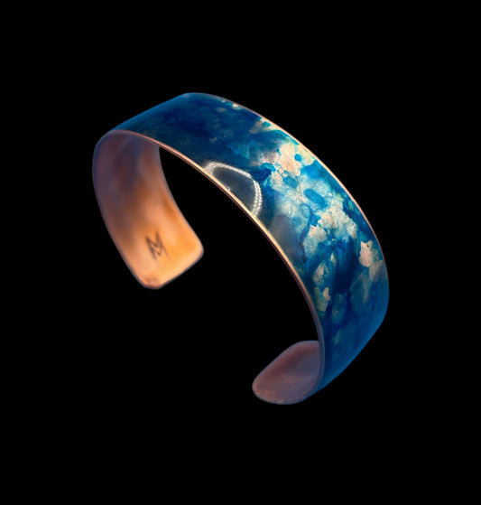 Copper Cuff (Blue)