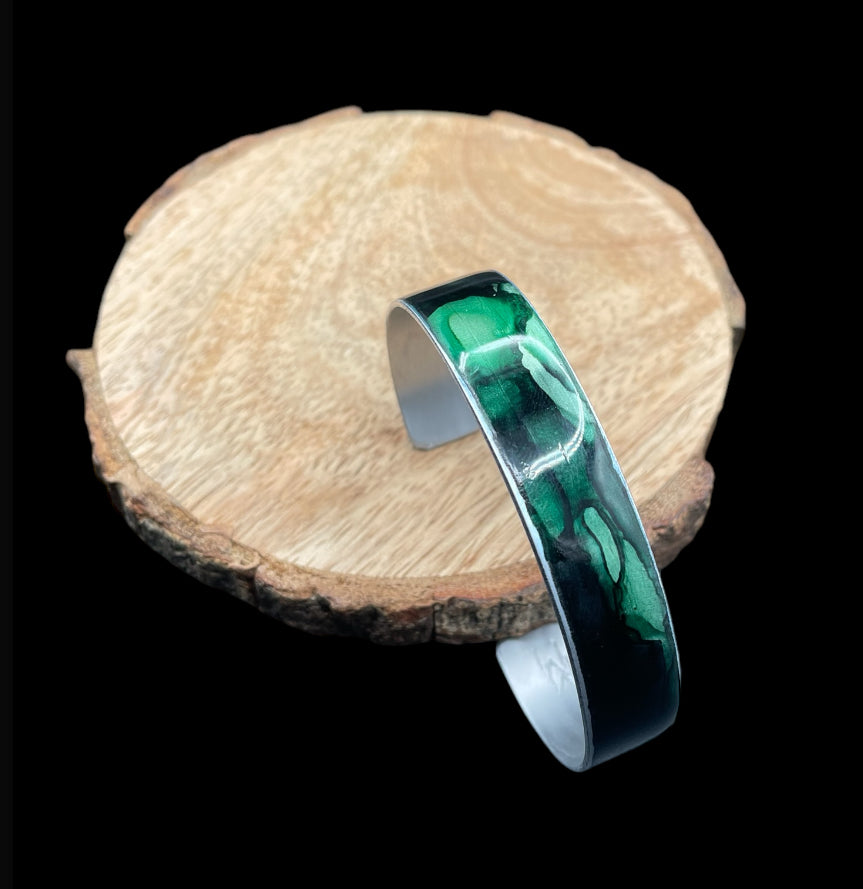 Aluminum Cuff (Dark Green)