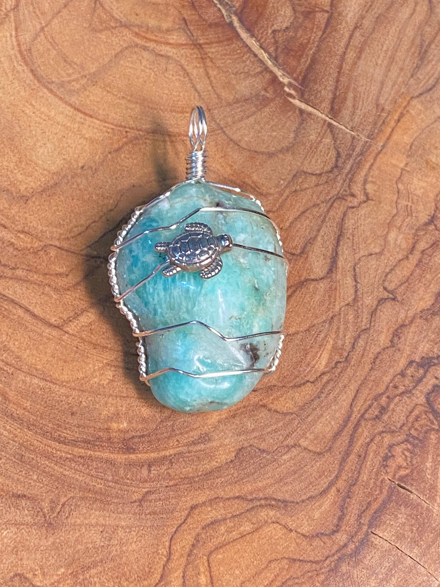 Wire Wrapped Gemstone “Amazonite”