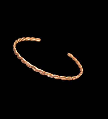 Copper Bracelet “Thin Braided”