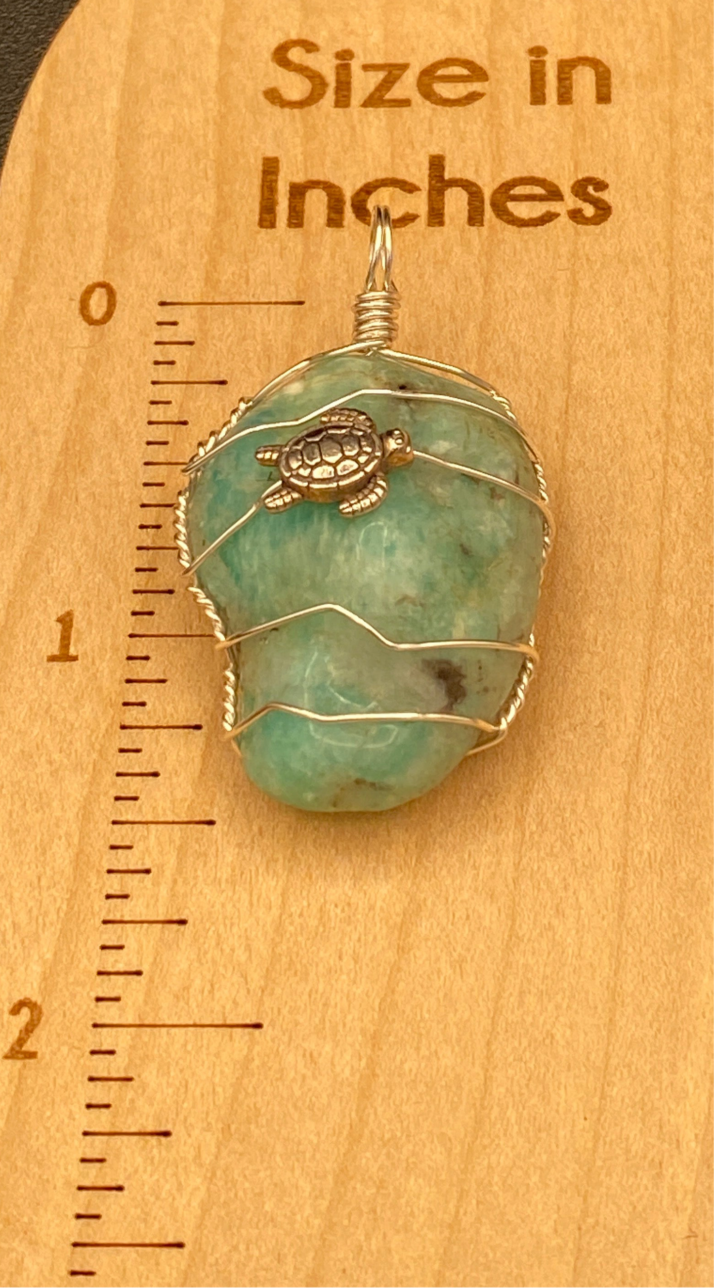 Wire Wrapped Gemstone “Amazonite”