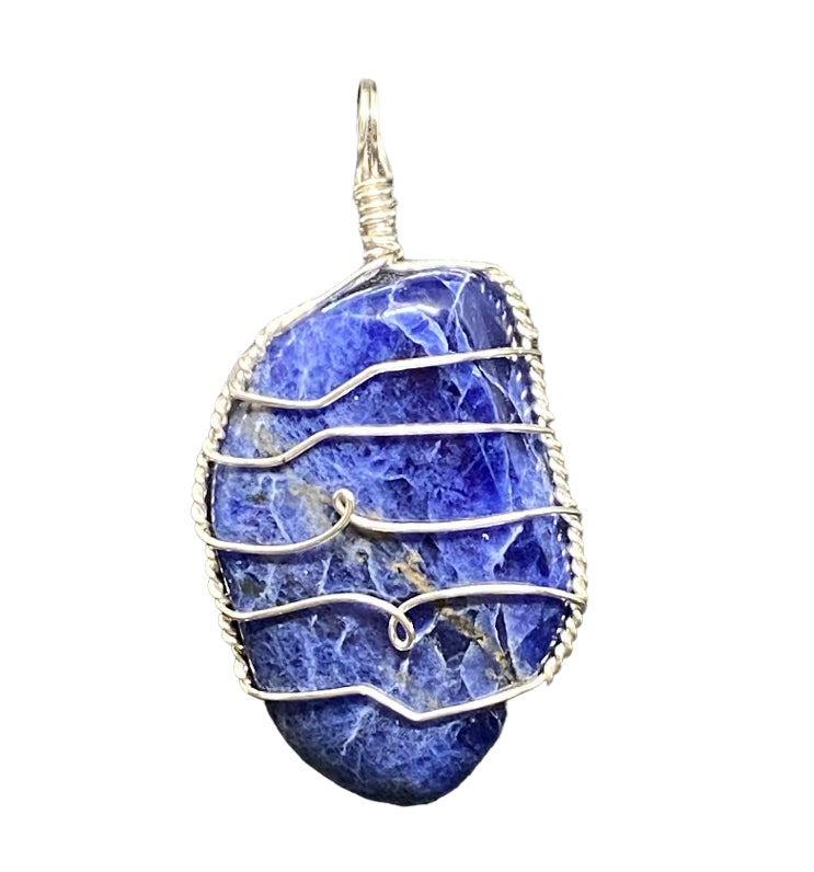 Wire Wrapped Gemstone “Sodalite”