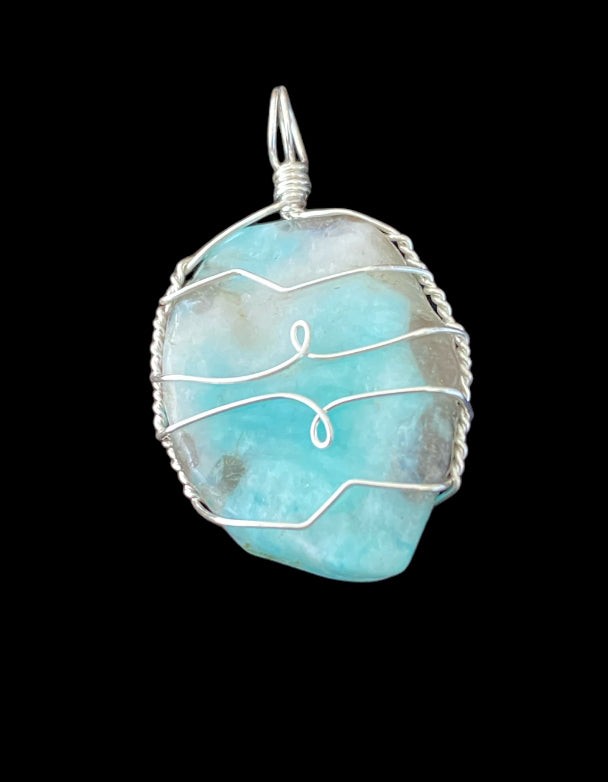 Wire Wrapped Gemstone “Amazonite”