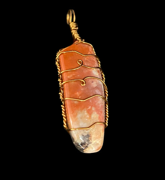 Wire Wrapped Gemstone “Petrified Wood”