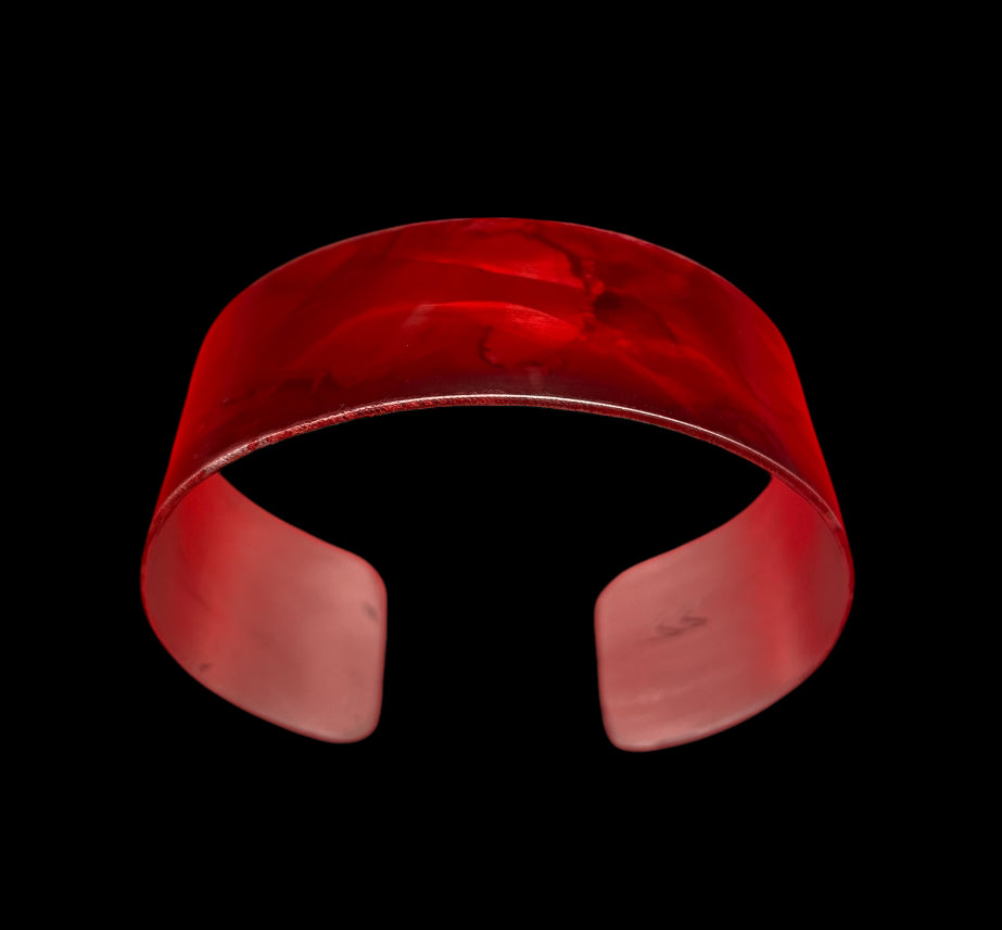 Aluminum Cuff (Dark Red)