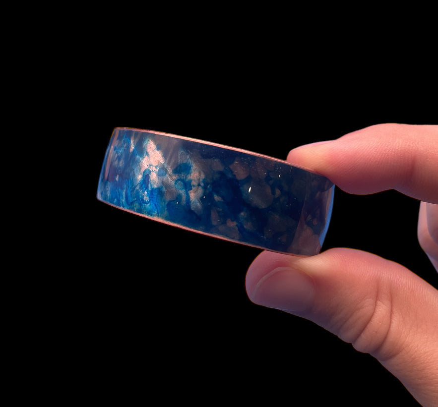 Copper Cuff (Blue)
