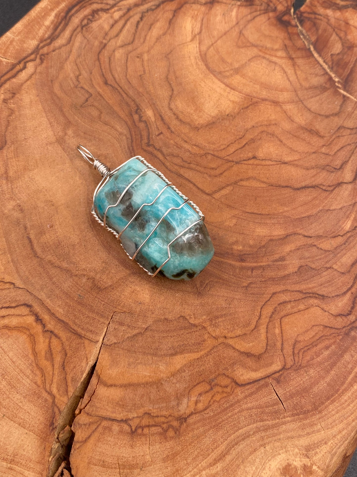 Wire Wrapped Gemstone “Amazonite”