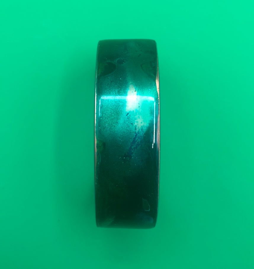 Copper Cuff (Dark Teal Green)