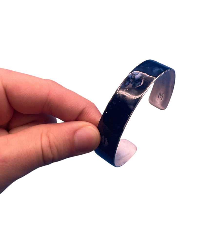 Aluminum Cuff (Dark Blue)