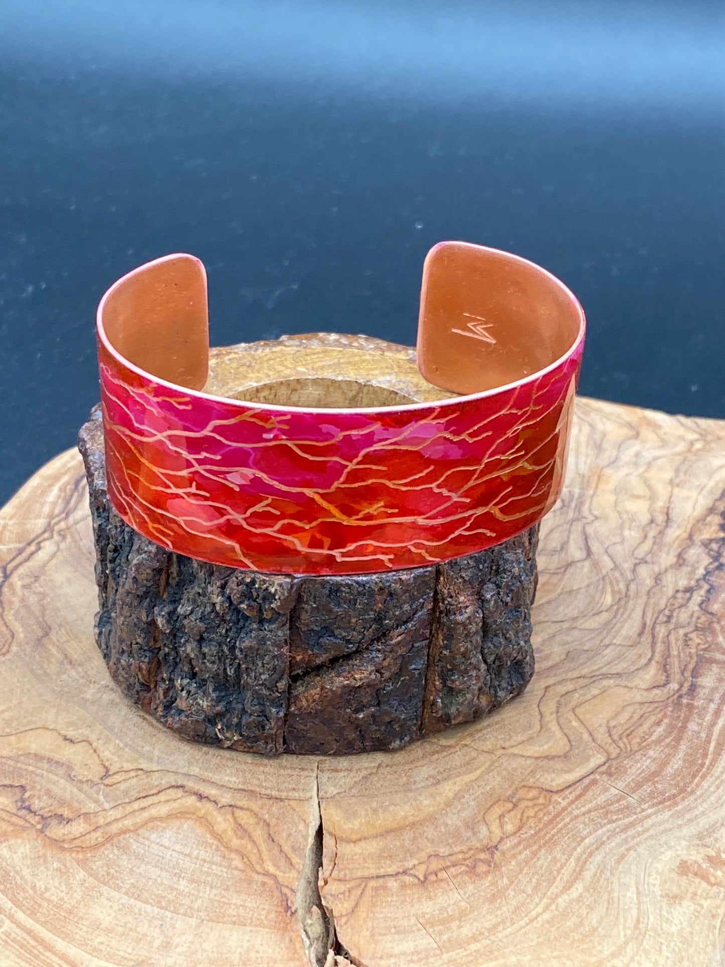 Wide Copper Cuff (Color Impression)