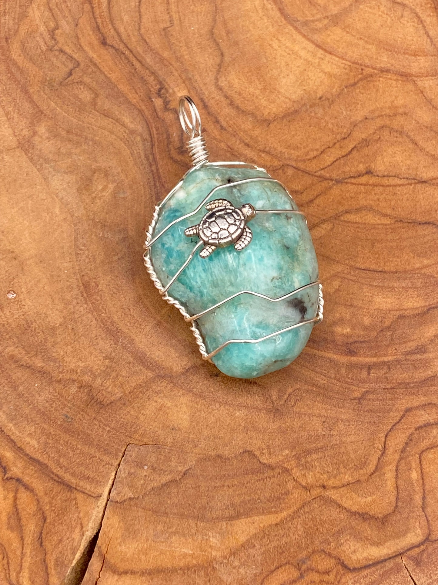 Wire Wrapped Gemstone “Amazonite”
