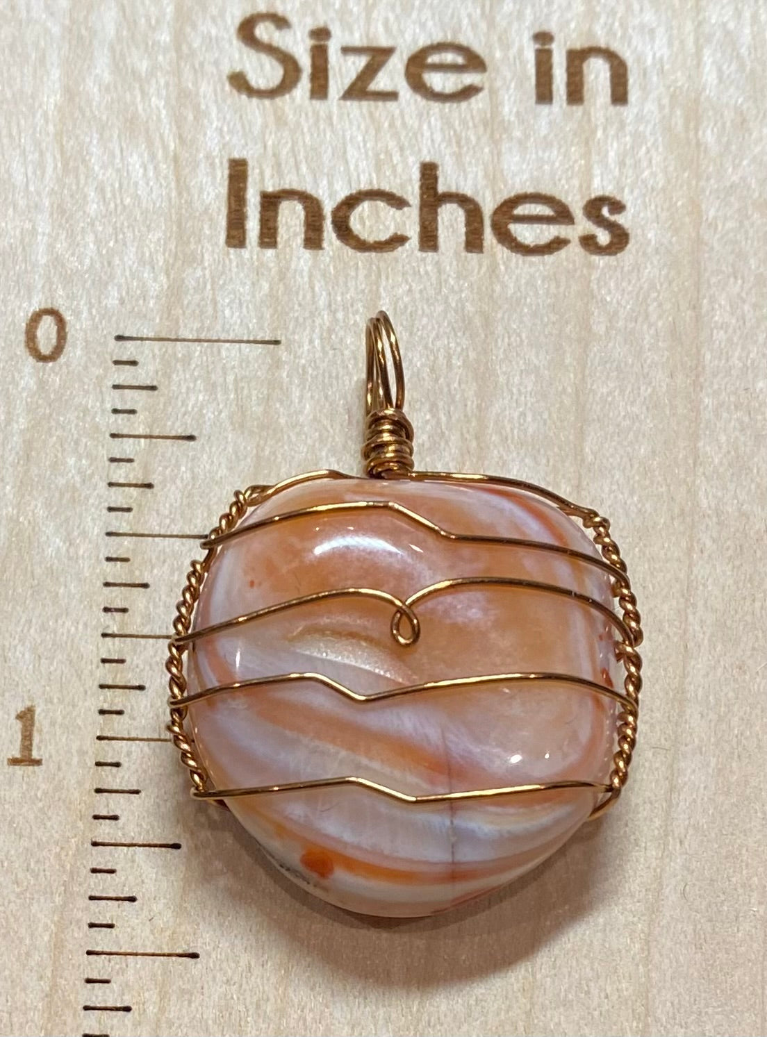 Wire Wrapped Gemstone “Sardonyx”