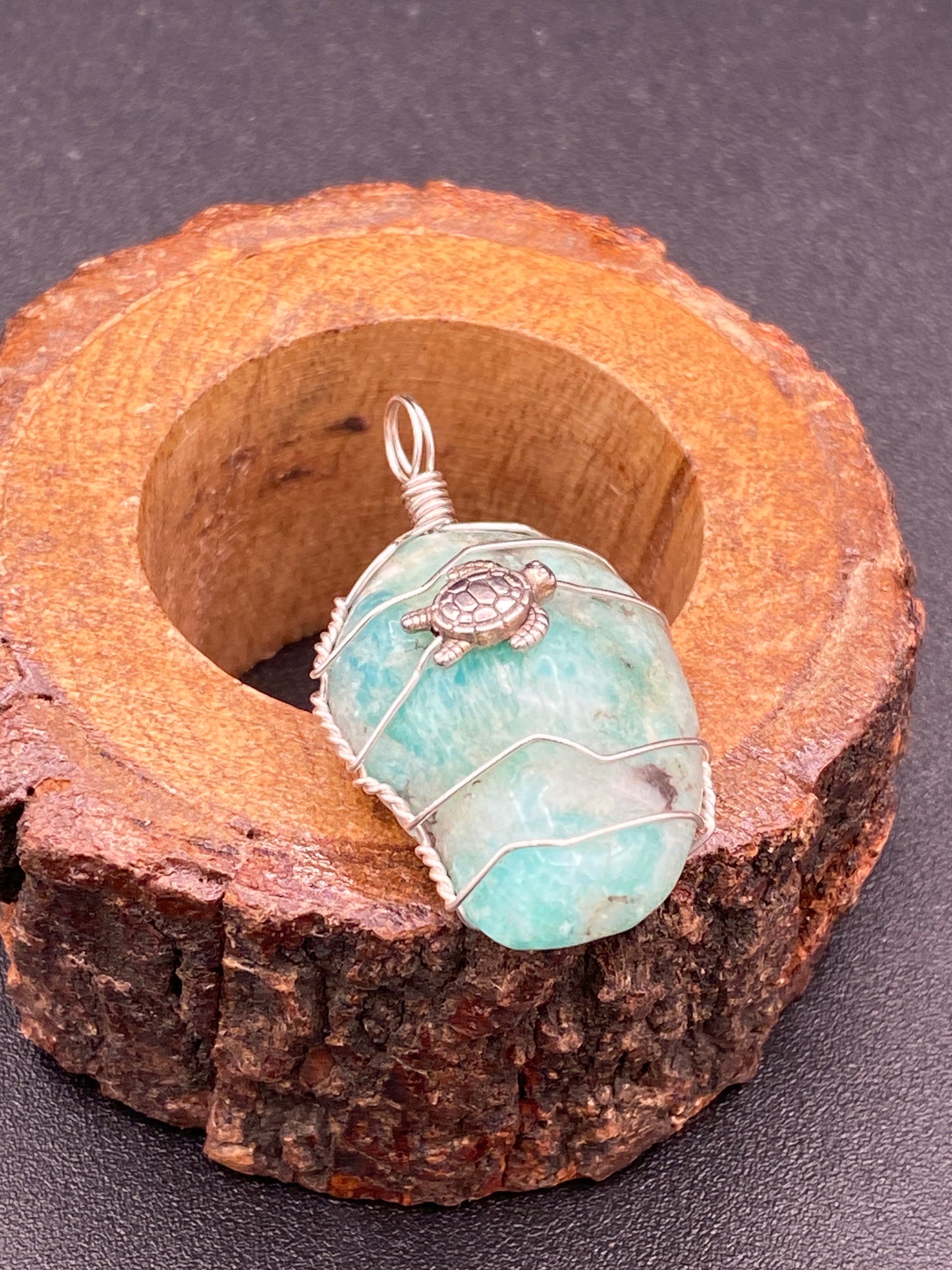 Wire Wrapped Gemstone “Amazonite”