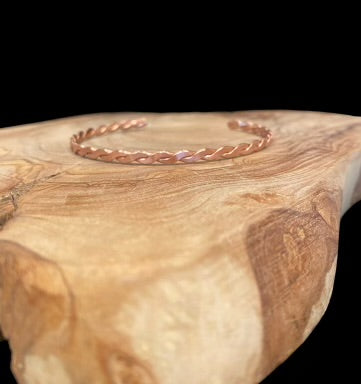 Copper Bracelet “Thin Braided”
