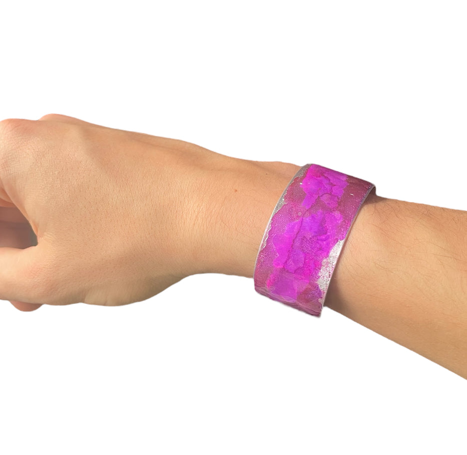 Aluminum Cuff (Pinkish Purple)