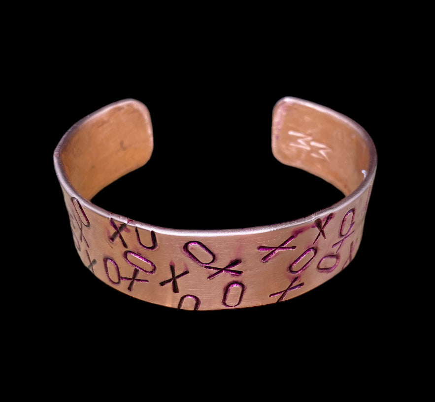 Copper Bracelet X’s & O’s