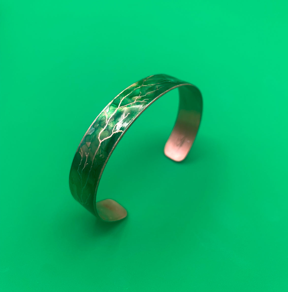 Copper Cuff (Green)