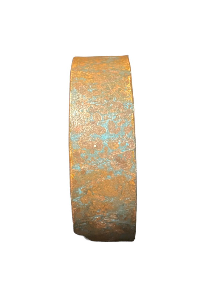 Distressed Patina Copper Bracelet