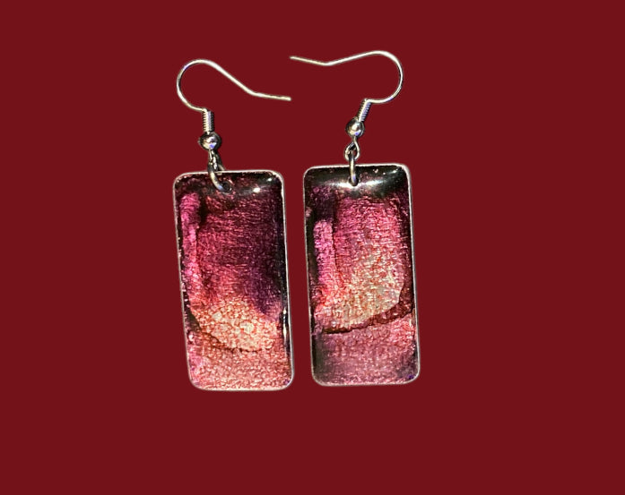 Aluminum Earrings (Purple Haze)