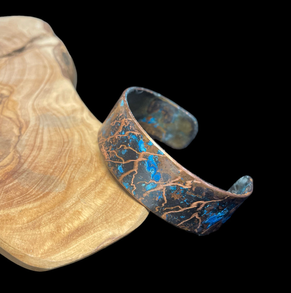 Fire and Ice Patina Bracelet
