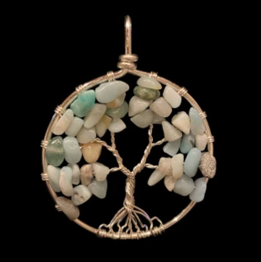 Tree of Life Necklace “Beach Breeze”