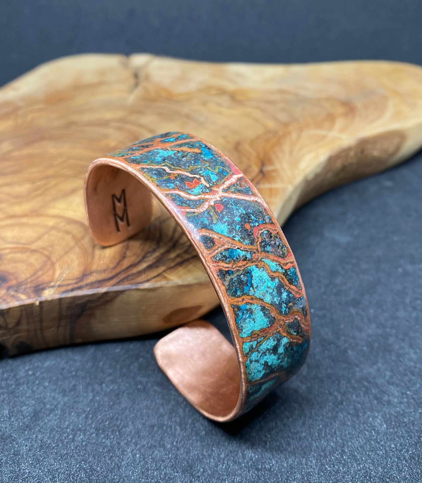 Patina Copper Bracelet